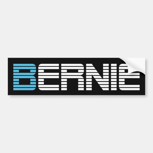 BERNIE BUMPERSTICKER (Voorkant)