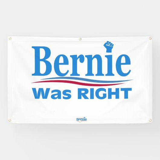 Bernie had gelijk spandoek (Horizontaal)
