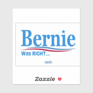 Bernie had gelijk vinyl sticker