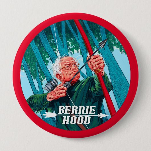 Bernie Hood 2016 Ronde Button 4,0 Cm (Voorkant)