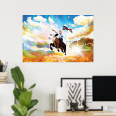 Bernie naar de redding. Liggend Poster (Thuiskantoor)