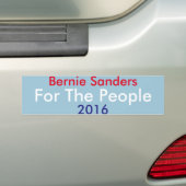 Bernie Sanders 2016 Bumpersticker (Op auto)
