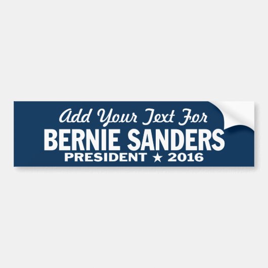 Bernie Sanders 2016 Bumpersticker (Voorkant)