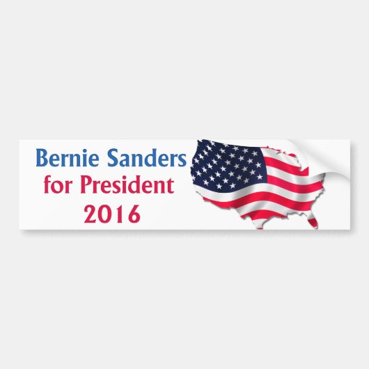 Bernie Sanders 2016 Bumpersticker (Voorkant)