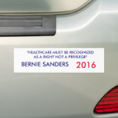 Bernie Sanders 2016 Bumpersticker (Op auto)