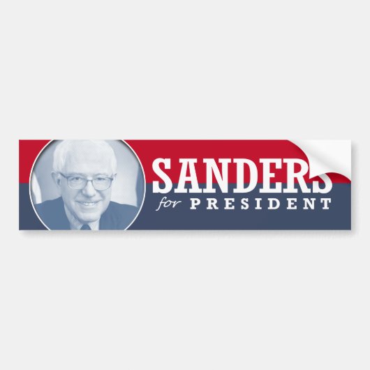 BERNIE SANDERS 2016 BUMPERSTICKER (Voorkant)