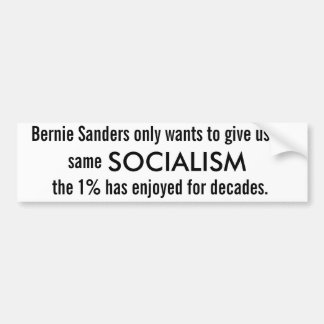 Bernie Sanders' (2016) Socialisme Bumpersticker
