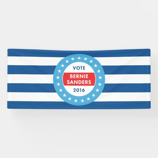 Bernie Sanders 2016 Spandoek (Horizontaal)