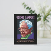 Bernie Sanders Briefkaart (Staand voorkant)