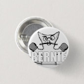Bernie Sanders Cat met Mittens Ronde Button 3,2 Cm (Voorkant /achterkant)