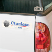 Bernie Sanders - Clueless Bumpersticker (Op Truck)