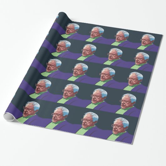 Bernie Sanders-col Cadeaupapier (Uitgerold)