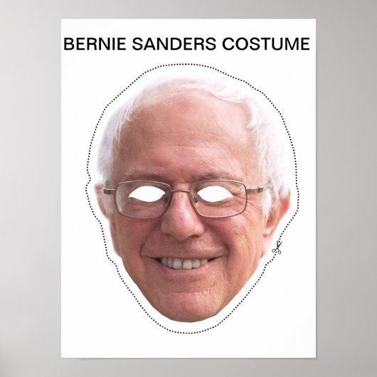 Bernie Sanders Costume Poster (Voorkant)