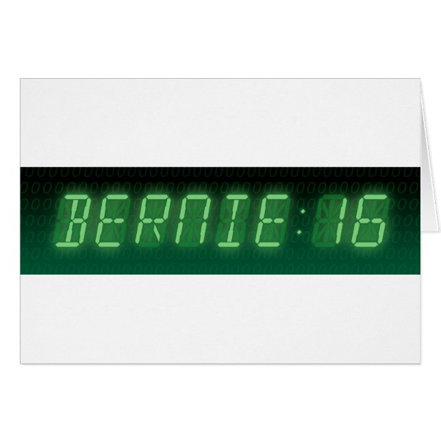Bernie Sanders Digital Readout (Devant horizontal)