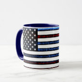 Bernie Sanders Drapeau Américain Café Mug Politiqu (Devant gauche)