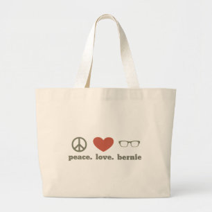 Bernie Sanders Election Swag Grote Tote Bag