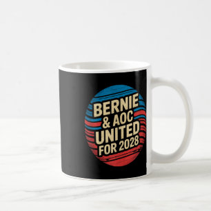 Bernie Sanders en AOC 2028 voor President Koffiemok