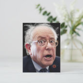 Bernie Sanders Face Briefkaart (Staand voorkant)