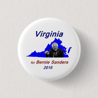 Bernie Sanders in de omtrek van Virginia Ronde Button 3,2 Cm