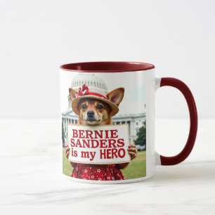 Bernie Sanders is mijn held kat verzet beweging Mok