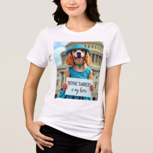 Bernie Sanders is mijn held Tri-Blend Shirt