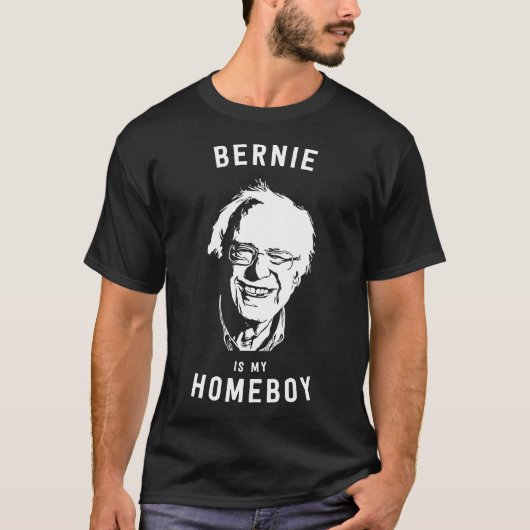 Bernie Sanders is mijn huisjongen T-shirt (Voorkant)