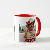 Bernie Sanders is mijn Schattigee hond Mok (Voorkant rechts)