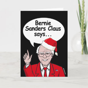 Bernie Sanders-kerstkaart - Bernie Sanders Cla Feestdagen Kaart