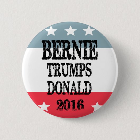 Bernie Sanders-knoppen Ronde Button 5,7 Cm (Voorkant)