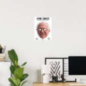 Bernie Sanders kostuummasker Poster (Thuiskantoor)