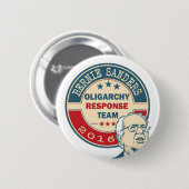 Bernie Sanders - Oligarchy Response Team Ronde Button 5,7 Cm (Voorkant /achterkant)