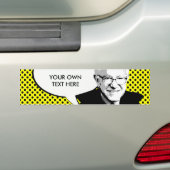 BERNIE SANDERS POP ART BUMPERSTICKER (Op auto)
