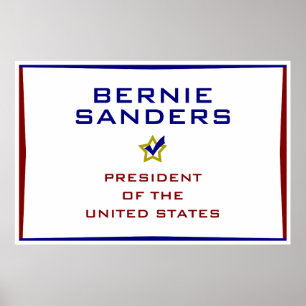 Bernie Sanders President USA V2 Poster