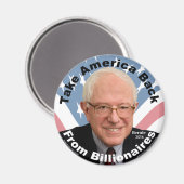Bernie Sanders Reprend L'Amérique Magnet (Recto/Verso)