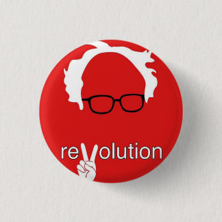 Bernie Sanders Revolutie 2016 Ronde Button 3,2 Cm