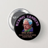 Bernie Sanders SSI Ronde Button 5,7 Cm (Voorkant /achterkant)