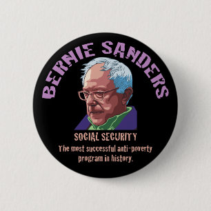 Bernie Sanders SSI Ronde Button 5,7 Cm