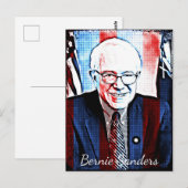 Bernie Sanders Support Carte postale Art numérique (Devant / Derrière)