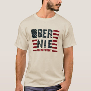 Bernie Sanders US Flag T-shirt