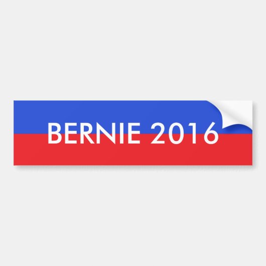 Bernie Sanders voor President 2016!!! Bumpersticker (Voorkant)
