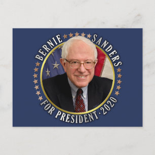 Bernie Sanders voor President 2020 Democraat Foto Briefkaart
