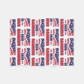 Bernie Sanders voor President 2020 Fleece Deken (Voorkant (Horizontaal))