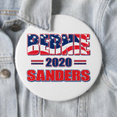 Bernie Sanders voor President 2020 Ronde Button 6,0 Cm (In situ)