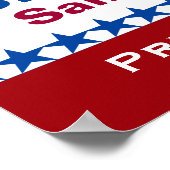 Bernie Sanders voor President Poster (Hoek)