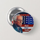 Bernie Sanders voor President Ronde Button 5,7 Cm (Voorkant /achterkant)