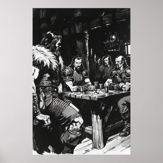 Bernie Wrightson Black Ink Poster de style d'art c (Devant)