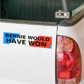 BERNIE ZOU WEL BUMPERSTICKER (Op Truck)