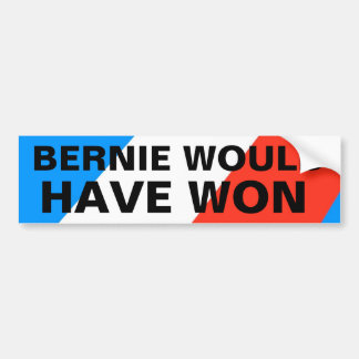 BERNIE ZOU WEL BUMPERSTICKER