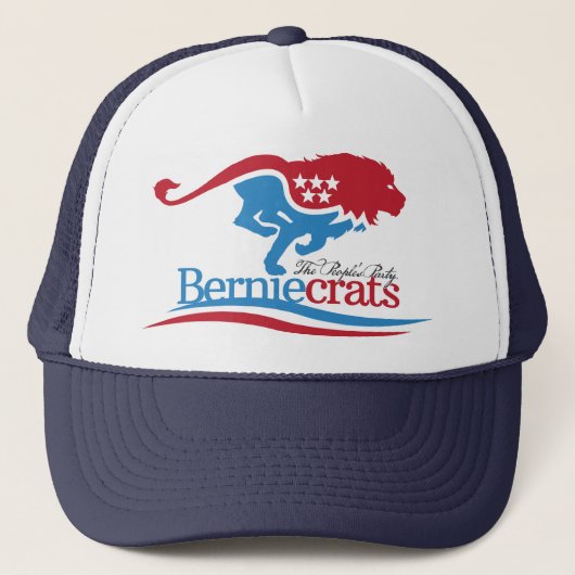 Berniecratten - Logo Trucker Hat Pet (Voorkant)