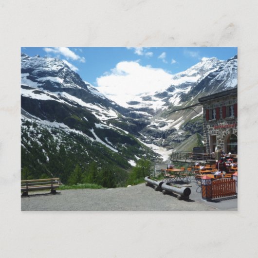 Bernina Pass Briefkaart (Voorkant)